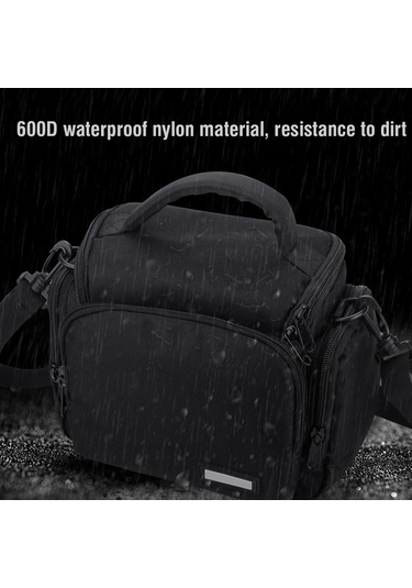 Vkemall Caden D11 Hafif Taşınabilir Fotoğraf Çantası - Dslr/mirrorless Korumalı, Ayarlanabilir Askı Kemerli, Çift Zip Cepli Derinlikli Cep