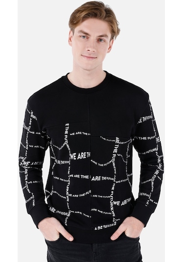 Colin's Colins Siyah Erkek Sweatshirt