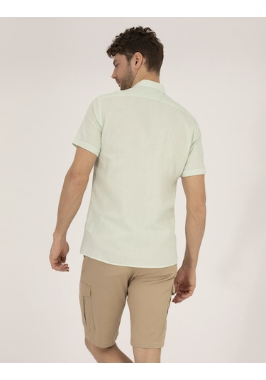 Pierre Cardin Erkek Yeşil Gömlek Kısa Kollu 50268184-vr054 Pierre Cardin Erkek Yeşil Gömlek Kısa Kollu 50268184-vr054