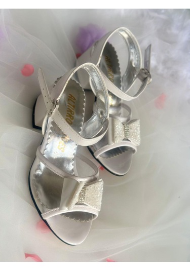 Gala Önü Simli Fiyonklu Topuklu Çocuk Ayk 001