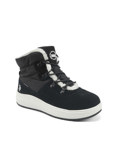 U.s. Polo Assn. Momo 5pr Siyah Kadın Sneaker Bot Siyah