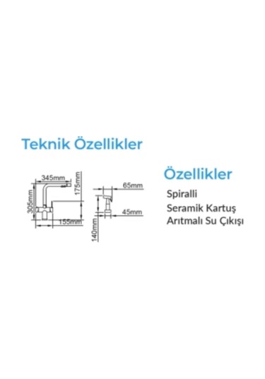 Crauf Lusso Purıfıcatıon 4040 Çelik Arıtmalı Mutfak Bataryası