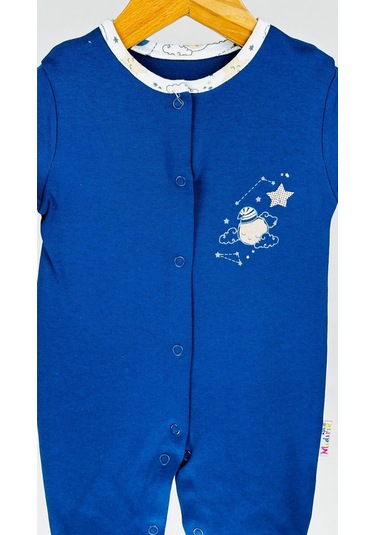 Aydedeli Çıtçıtlı Pamulu Bebek Tulum 001