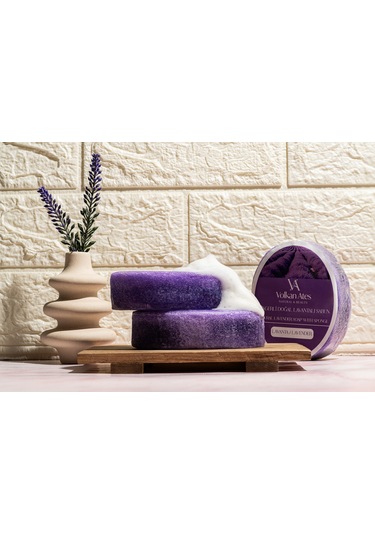 Volkan Ates Natural & Beauty Lavanta Yağlı Süngerli Doğal Sabun 150 G