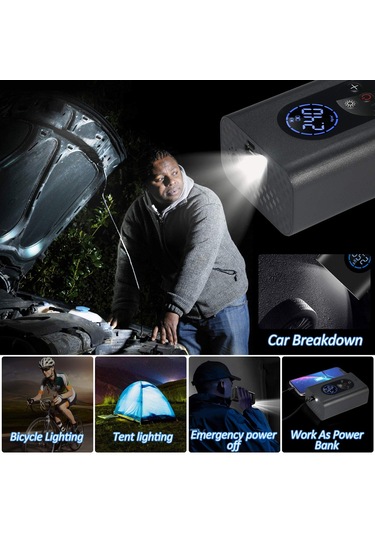 N32 Lastik Şişirme Taşınabilir Hava Kompresörü 150psı Basınç