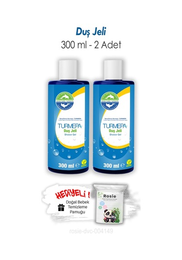 Turmepa 2 Adet Duş Jeli 300 Ml Ve Rosıe Aloe Vera