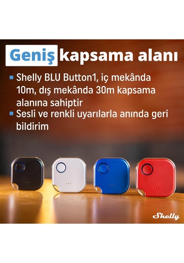Shelly BLU Button1 Kablosuz Buton