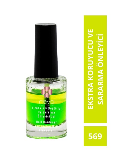 Tırnak Ve Sararma Önleyici Jel & Nail Hardener And Yellow 11 Ml Rv569