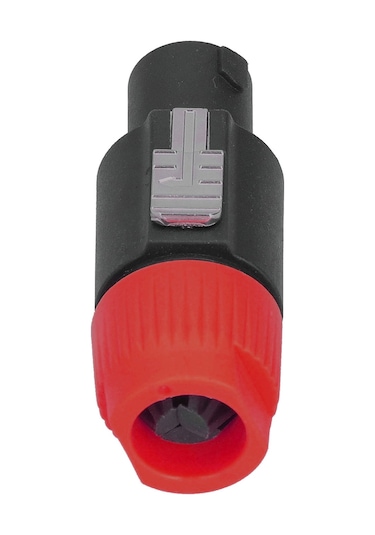 Lemestar 4 Adet Kırmızı 4 Kutup Hoparlör Plug, 6-15mm Kablolar İçin Su Geçirmez, Kilitleme Mekanizması, 30a Güç, Abs+pirinç Konstruksiyonu