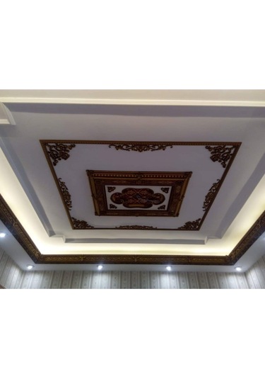 Kahve Eskitme Saray Tavan Göbek 90x120 Cm