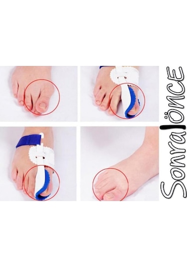 Büro Ev Ofis Personeli İçin Baş Parmak Kemik Düzeltici Gece Ateli Seti