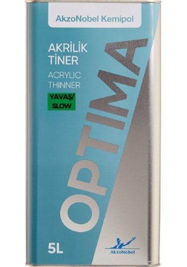 AKZO NOBEL OPTİMA ÜNİVERSAL AKRİLİK TİNER YAVAŞ 5 LT