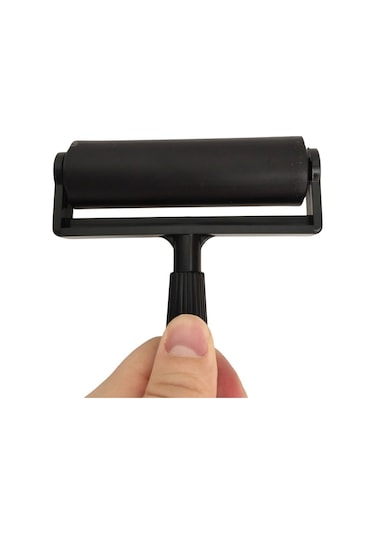 Kauçuk Silindir Baskı Rulosu Siyah 10cm, Baskı Silindiri, Kauçuk Rulo, Baskı, Duvar Kağıdı