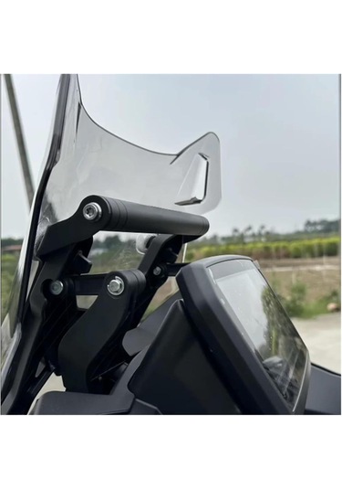 525dsx İçin Dsx525 İçin Loncin İçin Telefon Tutucu Navigasyon Braket Motosiklet Mat Siyah