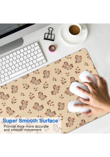 Deer Büyük Oyun Mouse Pad 31.5x15.7 Inch,kaymaz Kauçuk,masaüstü, Dizüstü Ve Kablosuz Fare İçin-a10