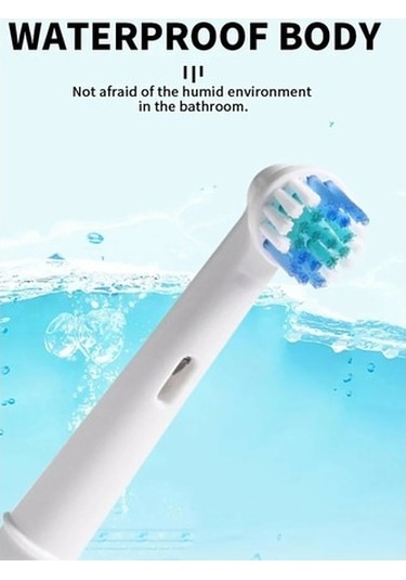 Lovyco Floss Action 4’lü Oral-B Uyumlu Dış Fırçası Yedek Başlığı