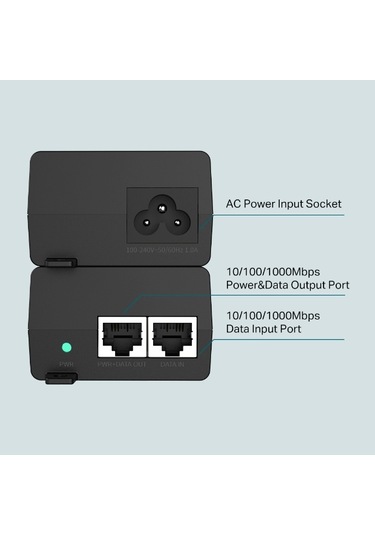 Tp-lınk Tl-poe160s Gıgabıt 48volt 30watt Poe Adaptör