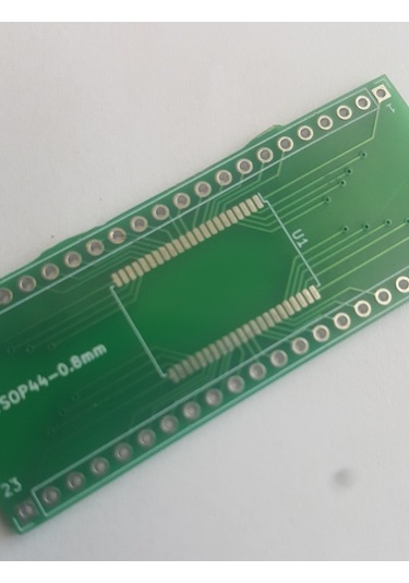 TSOP44 0,8mm DIP Çevirici PCB Adaptör