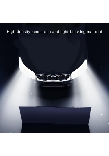 Dancemonkey 70-135 Cm + 4 Adet Örgü Yan Perde Araba Ön Cam Geri Çekilebilir Güneş Koruma Perdesi