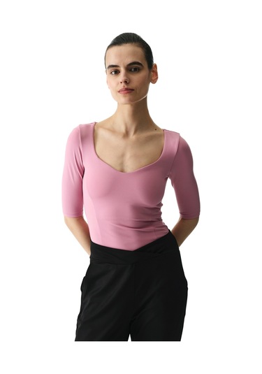 Penti Gül Pembesi Heart Toparlayıcı Bodysuit