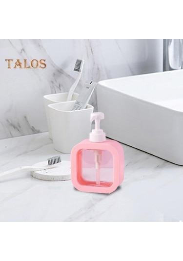 Pembe 300ml/500ml Sabunluk Sızdırmaz Şeffaf Büyük Kapasiteli Seyahat Dağıtıcı Şişe 300 Ml