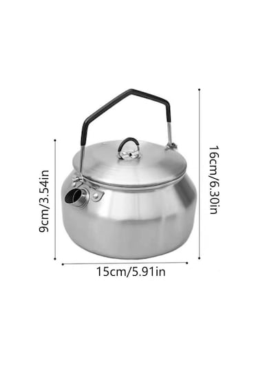 Kamp Su Isıtıcısı Kaynar Ocak Üstü Su Isıtıcısı Gümüş Çok Renkli