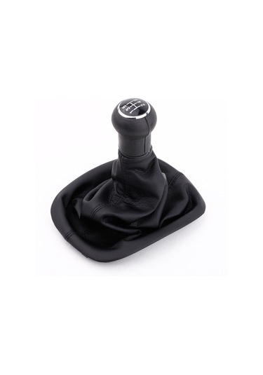 Dofolink Vw Passat B5 İçin 5 Vitesi Değişim Kolu Paspası - Siyah Pu Deri Dayanıklı Vites Kolu防尘套 Siyah