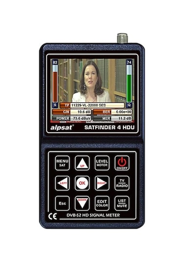 Alpsat Satfinder 4 Hd Ultra 3.5'' Lcd Ekranlı Uydu Yön Bulucu As04-hdu