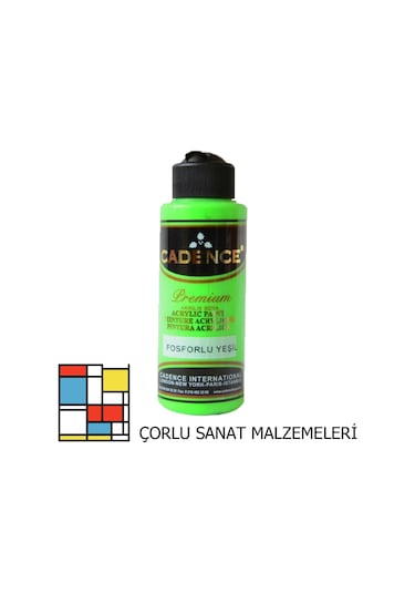 Fosforlu Premıum Akrilik Yeşil 120Ml