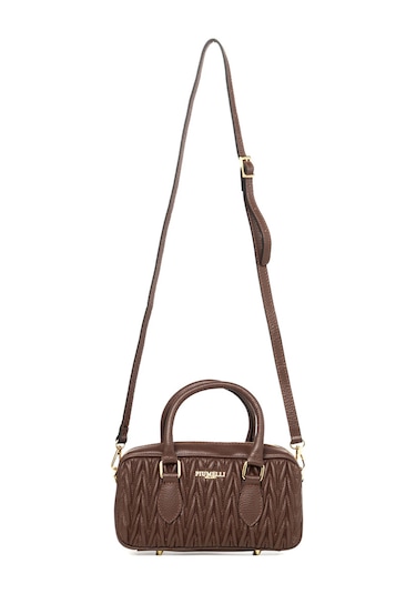 D223 Chocolate Portföy Çantası Kadın Cecıle Piumelli Milano Bag D223 Chocolate
