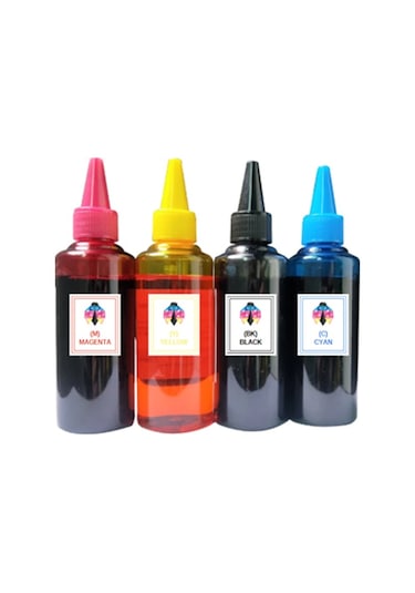 Safir Toner Hp Deskjet - 3545 - 4515 4645 100 Ml Yazıcı Muadil Kartuş Mürekkep Dolum Seti