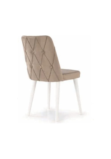 Bera Ağaç Ayak Zirve Sandalye Krem