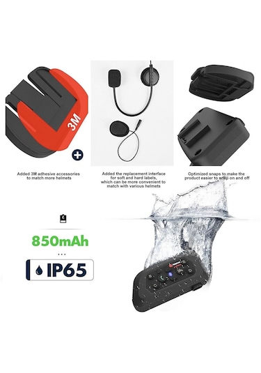 Road Life V6 Pro Bluetooth Interkom - 64671