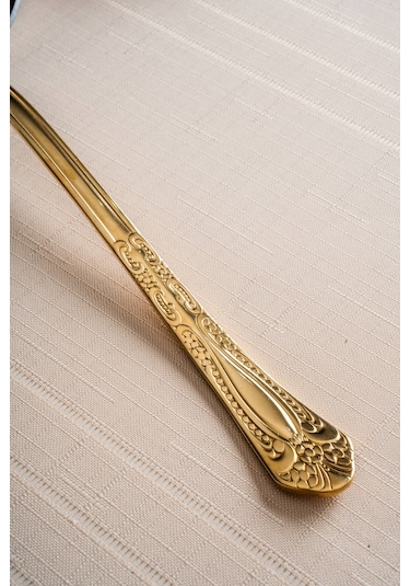 Acar Karat Star Gold Servis Kepçesi - 28 Cm
