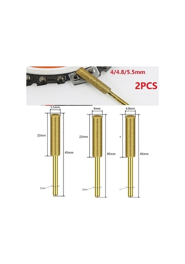 Trendooze Zincir Testere Testere İçin Elmas Dişlerini Bileyici Bilemek Aksesuarları 4mm Vd