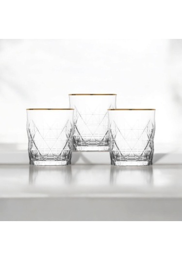 Lav Keo366 Keops 3lü Su Bardağı Yaldızlı