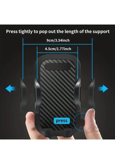 Dongjing Yerçekimi Araç Telefonu Tutucu Montaj Standı Hava Firar 1 Adet