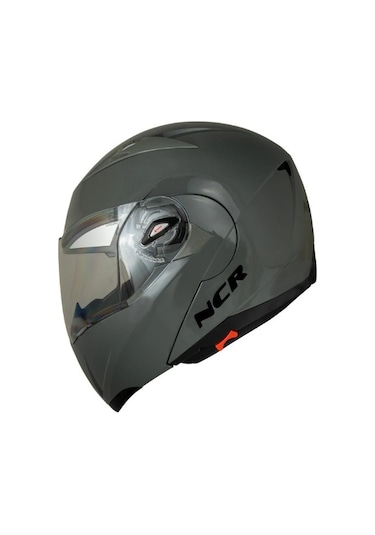 Ncr-158 Çene Açılır Gözlüklü Ece Belgeli Kask Nardo Gri