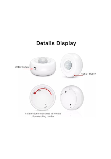 Tuya Destekli Akıllı Wifi Hareket Sensörü