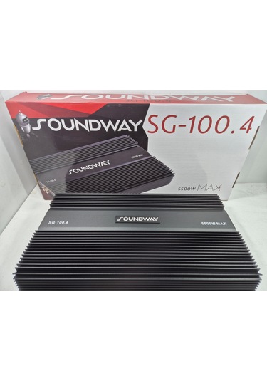 Soundway Amfi 4 X 100 Rms Ses Ve Bass Amfisi Soundway Sg-100.4 Ab Class Oto Anfi