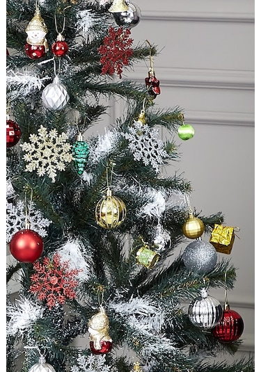 Waldern Luxury Series Yılbaşı Çam Ağacı Plastik Ayaklı 150 CM 260 Yeşil Dal