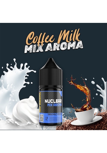 Nuclear Mix Aroma Coffee Milk Gıda Aroması 10 Ml