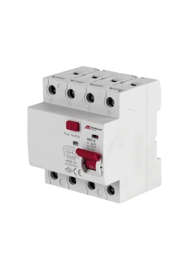 100a 4 Kutup 30 Ma Kaçak Akım Koruma Rölesi