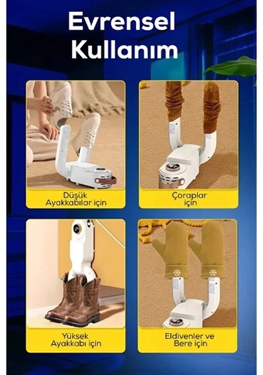 Dijital Ayakkabı Kurutma Ve Isıtma Makinesi Çok Renkli