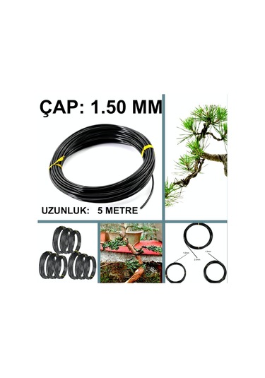 Omeniv 1.50 MM Çaplı 5 Metre Bonsai Gövde Dal Şekillendirme Teli