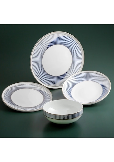 Jumbo Luna Fine Bone 24 Parça 6 Kişilik Yemek Takımı