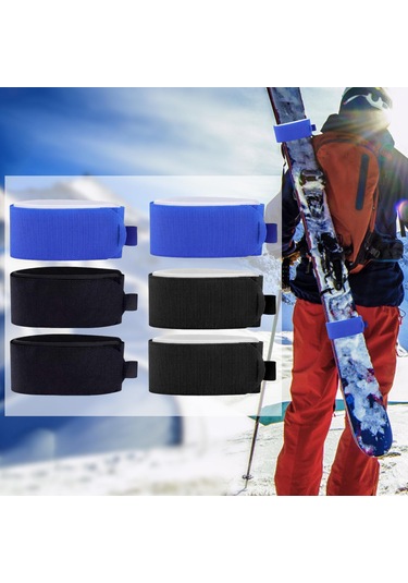 Homyl 6x Kayak Kayışı Taşınabilir Tahtası Bağları Eva Siyah Ve Mavi