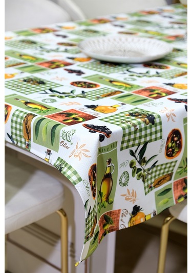 Sufre Sıvı Geçirmez Masa Örtüsü Sofra Bezi Sofra Örtüsü Piknik Örtüsü Zeytin