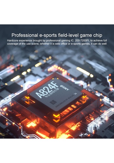 Yındıao G10 7200dpı 7 Modlu Ayarlanabilir 7 Tuşlu Rgb Işık Kablolu Metal Mekanik Sert Çekirdekli Makro Fare, Stil: Ses Sürümü Siyah Diğer