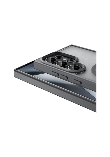 Toyigoo Galaxy Uyumlu S25 Ultra Kılıf M-safe Şarj Özellikli Mat Arka Yüzey Tygo Sio Kapak - Lila Lila